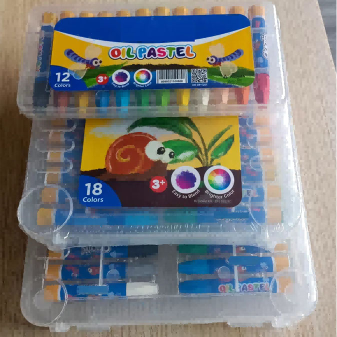 Ekologiškų aliejinių pastelių pristatymas į Indoneziją